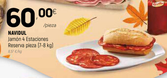 Coviran Navidul Jamon 4 Estaciones Reserva pieza oferta