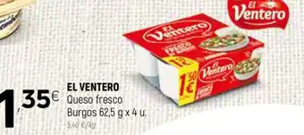 Coviran El Ventero Queso fresco Burgos 62,5g oferta