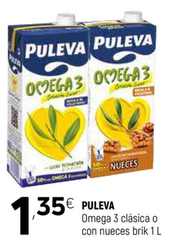 Coviran Puleva Omega 3 clásica o con nueces brik 1L oferta