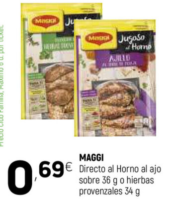 Coviran Maggi Directo al Horno al ajo sobre 36g oferta