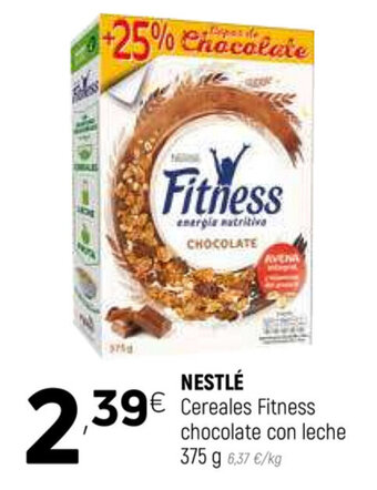 Coviran Nestlé Cereales Fitness chocolate con leche 375g oferta