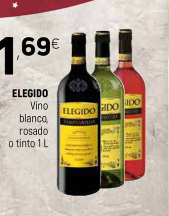 Coviran Elegido Vino blanco.rosado o tinto 1l oferta