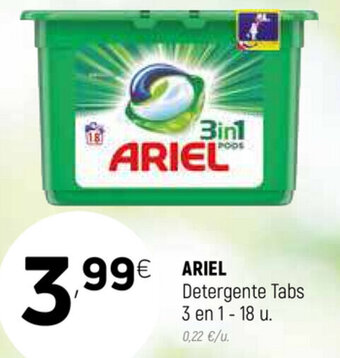 Coviran Ariel Detergente Tabs 3 en 1 oferta