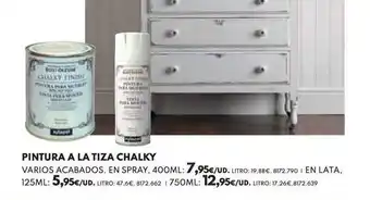 BricoCentro Pintura A La Tiza Chalky 400ml oferta