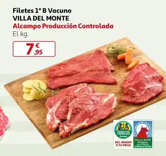 Alcampo Villa del Norte Filetes 1² B Vacuno oferta