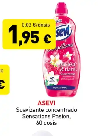 Hiperber Suavizante concentrado Sensations Pasion, 60 dosis oferta