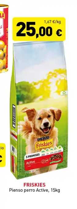Hiperber FRISKIES Pienso perro Active, 15kg oferta