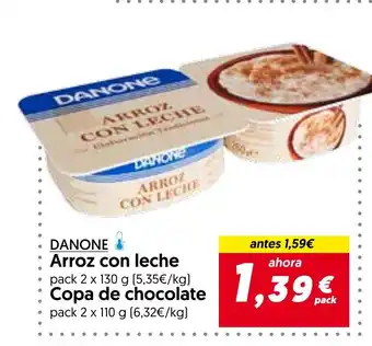 Hiper Usera DANONE Arroz con leche oferta