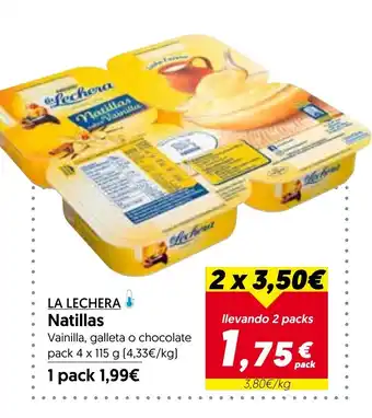 Hiper Usera LA LECHERA Natillas oferta