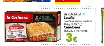 Hiper Usera LA COCINERA Lasaña oferta