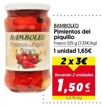 Hiper Usera BAMBOLEO Pimientos del piquillo oferta
