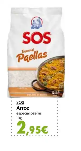 Hiper Usera SOS Arroz especial paellas 1 kg oferta