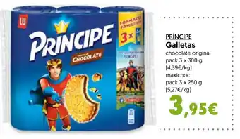 Hiper Usera PRÍNCIPE Galletas chocolate original oferta
