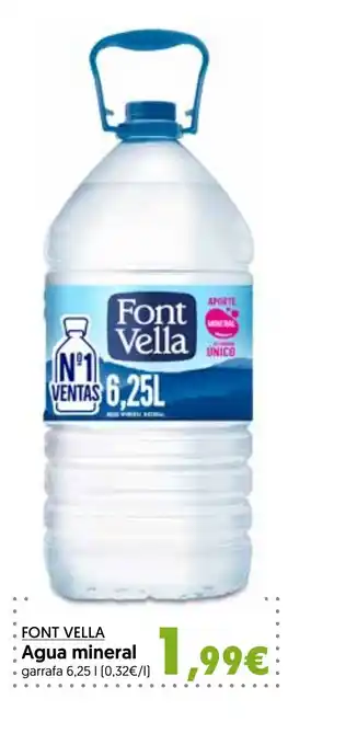 Hiper Usera Font Vella Agua mineral oferta