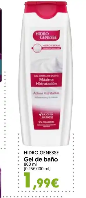 Hiper Usera HIDRO GENESSE Gel de baño oferta