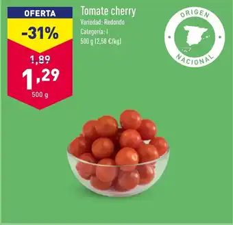 ALDI Tomate cherry oferta