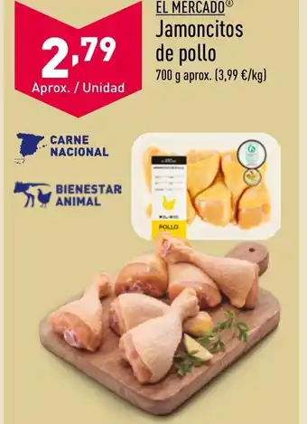 ALDI EL MERCADOⓇ Jamoncitos de pollo oferta