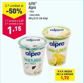 ALDI Alpro oferta