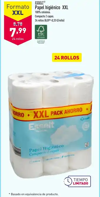 ALDI Papel higiénico XXL oferta