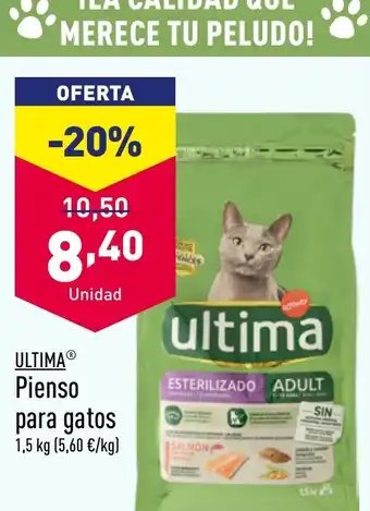 ALDI Pienso para gatos oferta