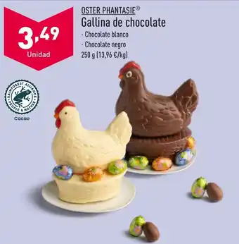 ALDI Gallina de chocolate oferta