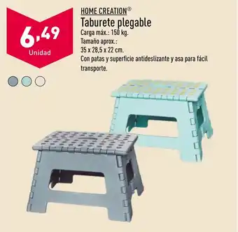 ALDI Taburete plegable oferta
