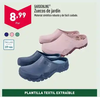 ALDI Zuecos de jardín Material sintético robusto y de fácil cuidado. oferta