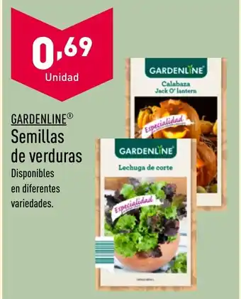 ALDI GARDENLINEⓇ Semillas de verduras Disponibles en diferentes variedades. oferta