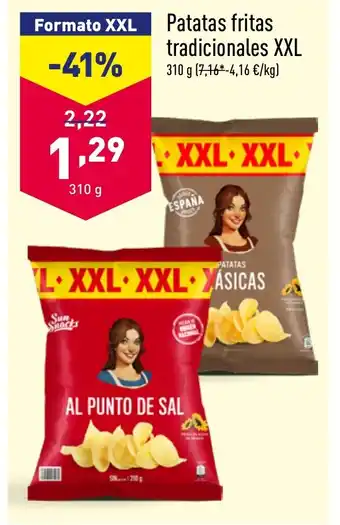 ALDI Patatas fritas tradicionales XXL 310 g oferta
