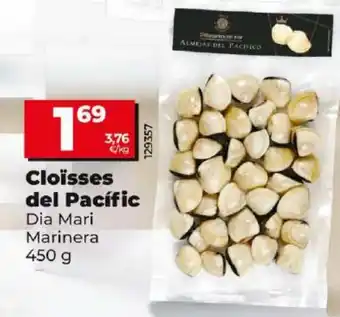 Dia Cloïsses del Pacífic Dia Mari Marinera oferta