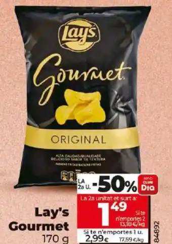 Dia Lay's Gourmet 170 g oferta