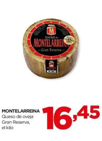 Alimerka MONTELARREINA Queso de oveja Gran Reserva, el kilo oferta