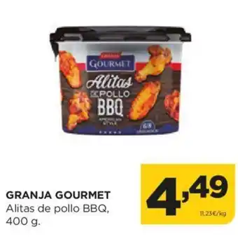 Alimerka GRANJA GOURMET Alitas de pollo BBQ, 400 g. oferta