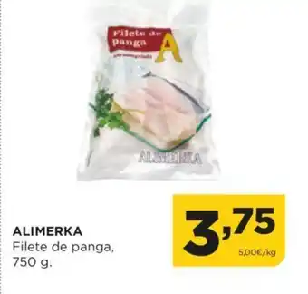 Alimerka ALIMERKA Filete de panga, 750 g. oferta