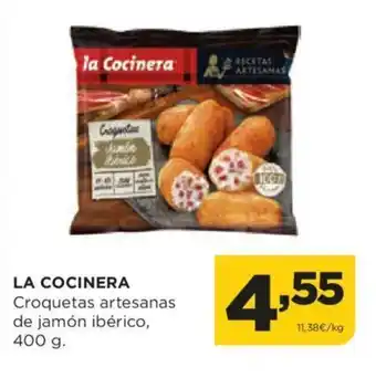 Alimerka LA COCINERA Croquetas artesanas de jamón ibérico, 400 g. oferta