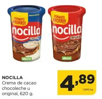 Alimerka NOCILLA Crema de cacao chocoleche u original, 620 g. oferta