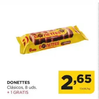 Alimerka DONETTES Clásicos, 8 uds. + 1 GRATIS oferta