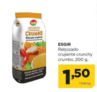 Alimerka ESGIR Rebozado crujiente crunchy crumbs, 200 g. oferta