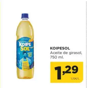 Alimerka KOIPESOL Aceite de girasol, 750 ml. oferta