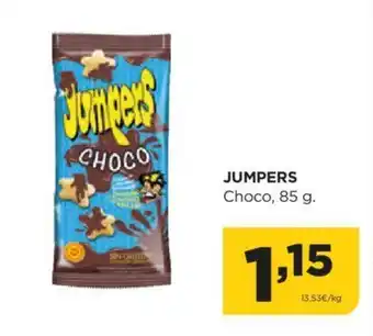 Alimerka JUMPERS Choco, 85 g. oferta