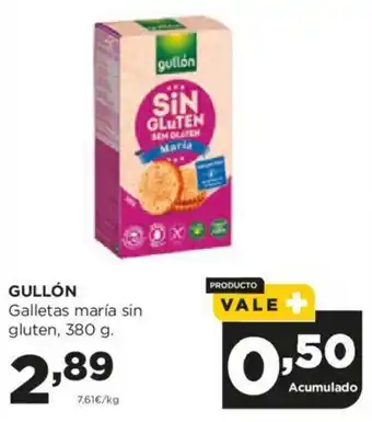 Alimerka GULLÓN Galletas maría sin gluten, 380 g. oferta
