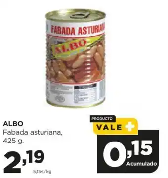 Alimerka ALBO Fabada asturiana, 425 g. oferta