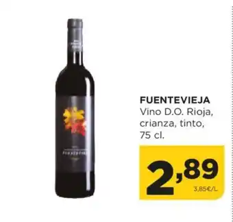 Alimerka FUENTEVIEJA Vino D.O. Rioja, crianza, tinto, 75 cl. oferta