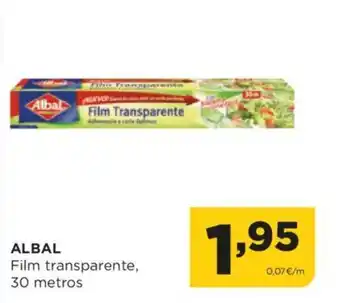 Alimerka ALBAL Film transparente, 30 metros oferta