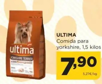 Alimerka ULTIMA Comida para yorkshire, 1,5 kilos oferta