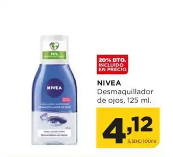 Alimerka NIVEA Desmaquillador de ojos, 125 ml. oferta