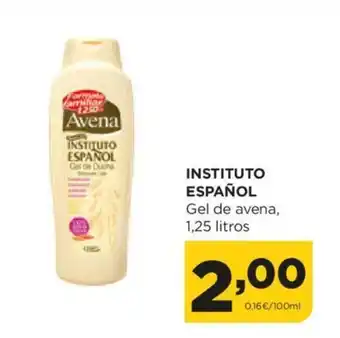 Alimerka INSTITUTO ESPAÑOL Gel de avena, 1,25 litros oferta