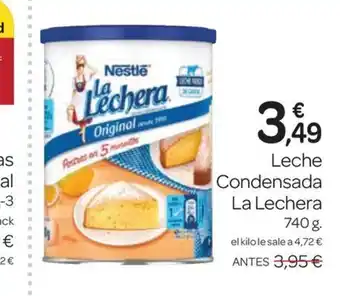 Supermercados El Jamón Leche Condensada La Lechera oferta