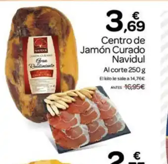 Supermercados El Jamón Centro de Jamón Curado Navidul oferta
