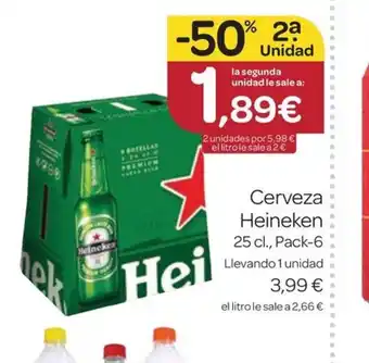 Supermercados El Jamón Cerveza Heineken oferta